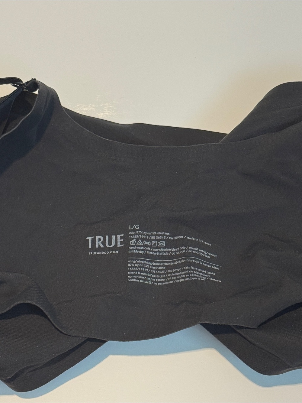 True & Co. Black Seamless Wireless Bra - Picture 3 of 4